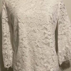 Banana Republic Lace 3/4 sleeves